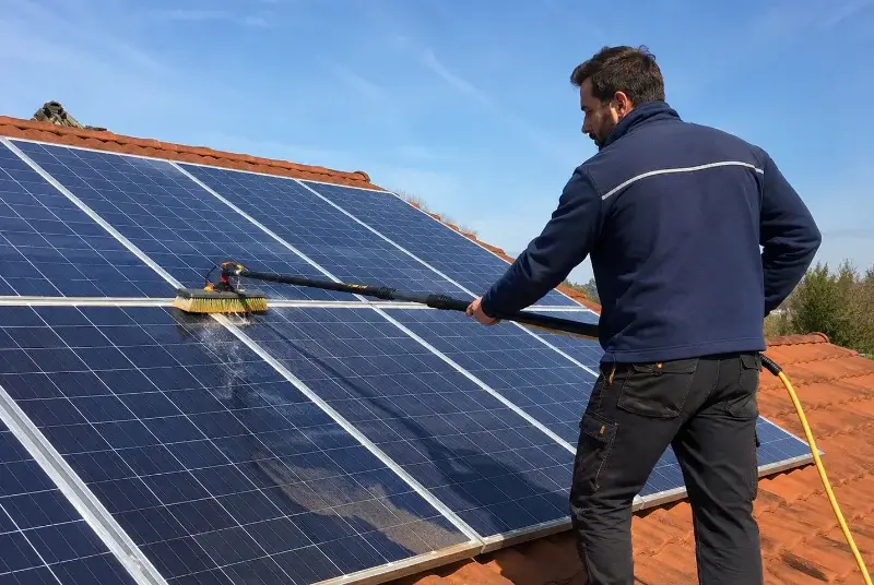 Nettoyage et entretien de panneaux solaires à Piolenc